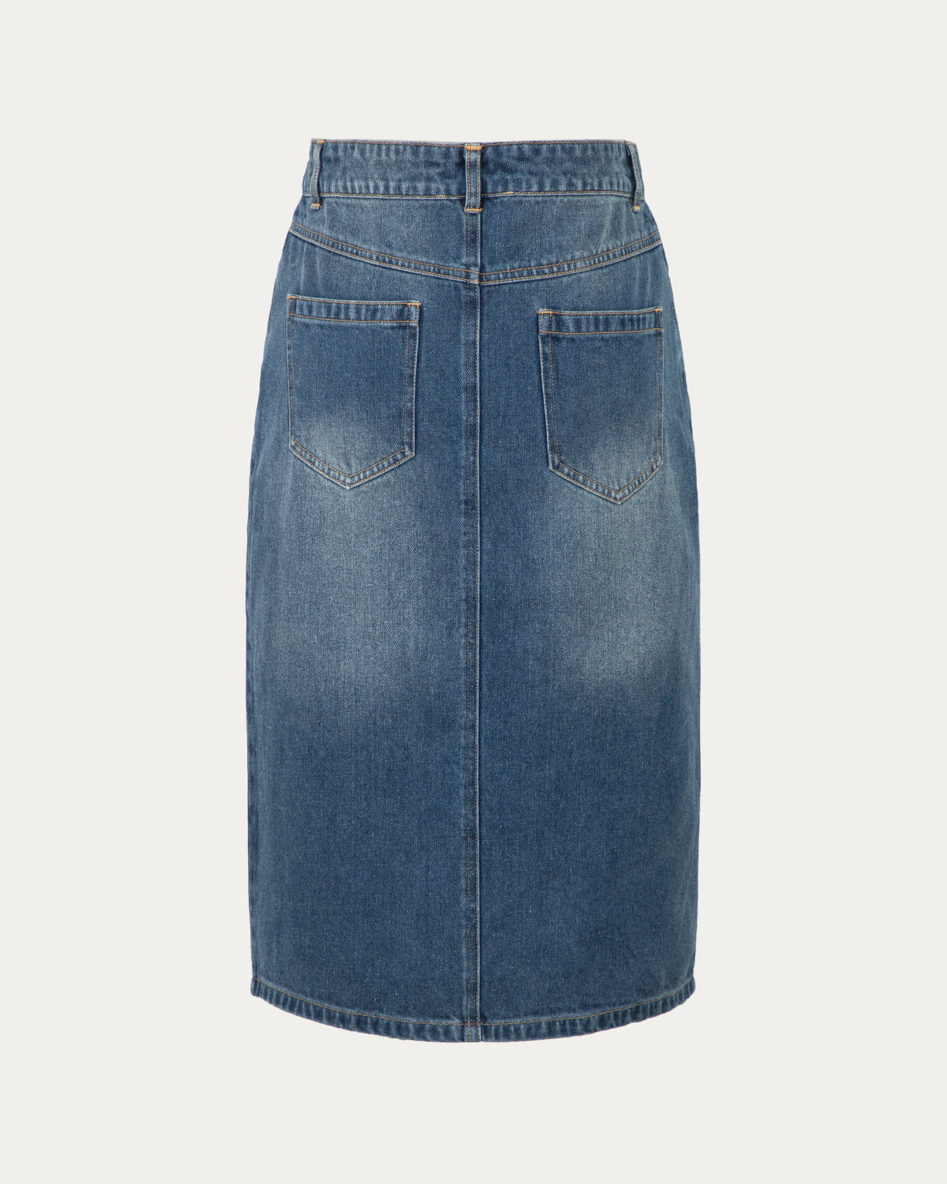 Denim Atelier Midi Skirt - Image 8