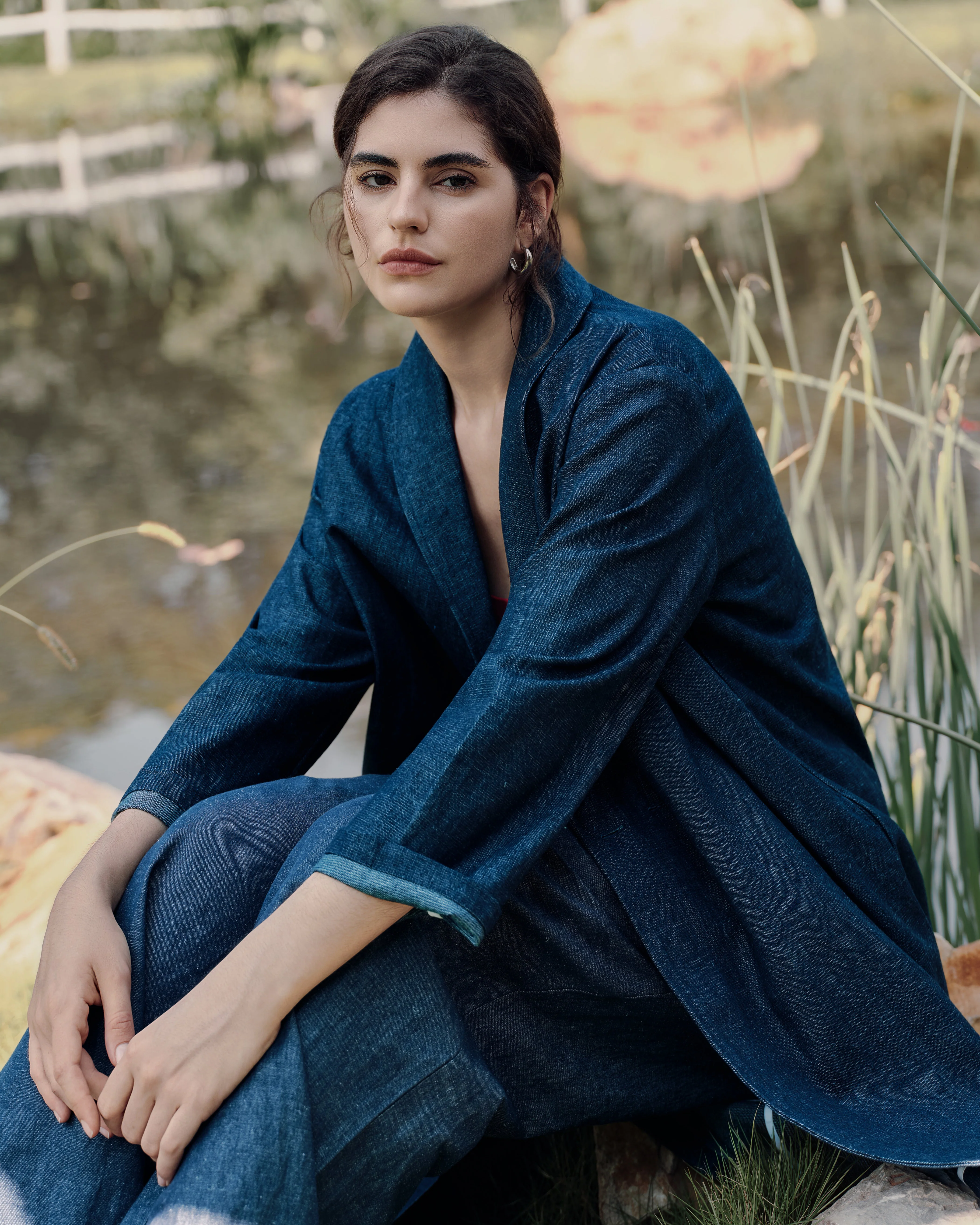Denim Atelier Trench Coat - Image 8