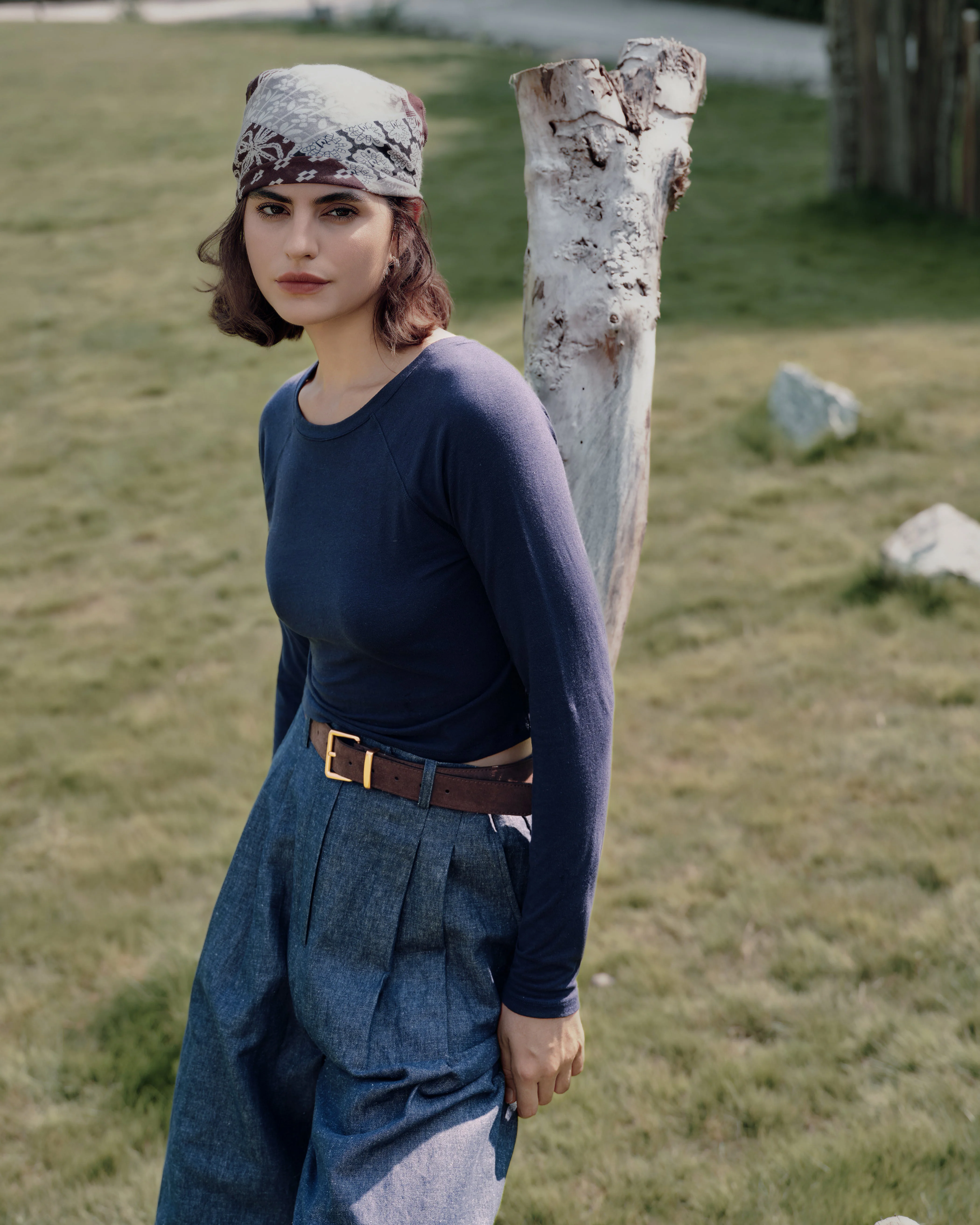 Hemp Essentials Cropped Raglan Tee - Image 4