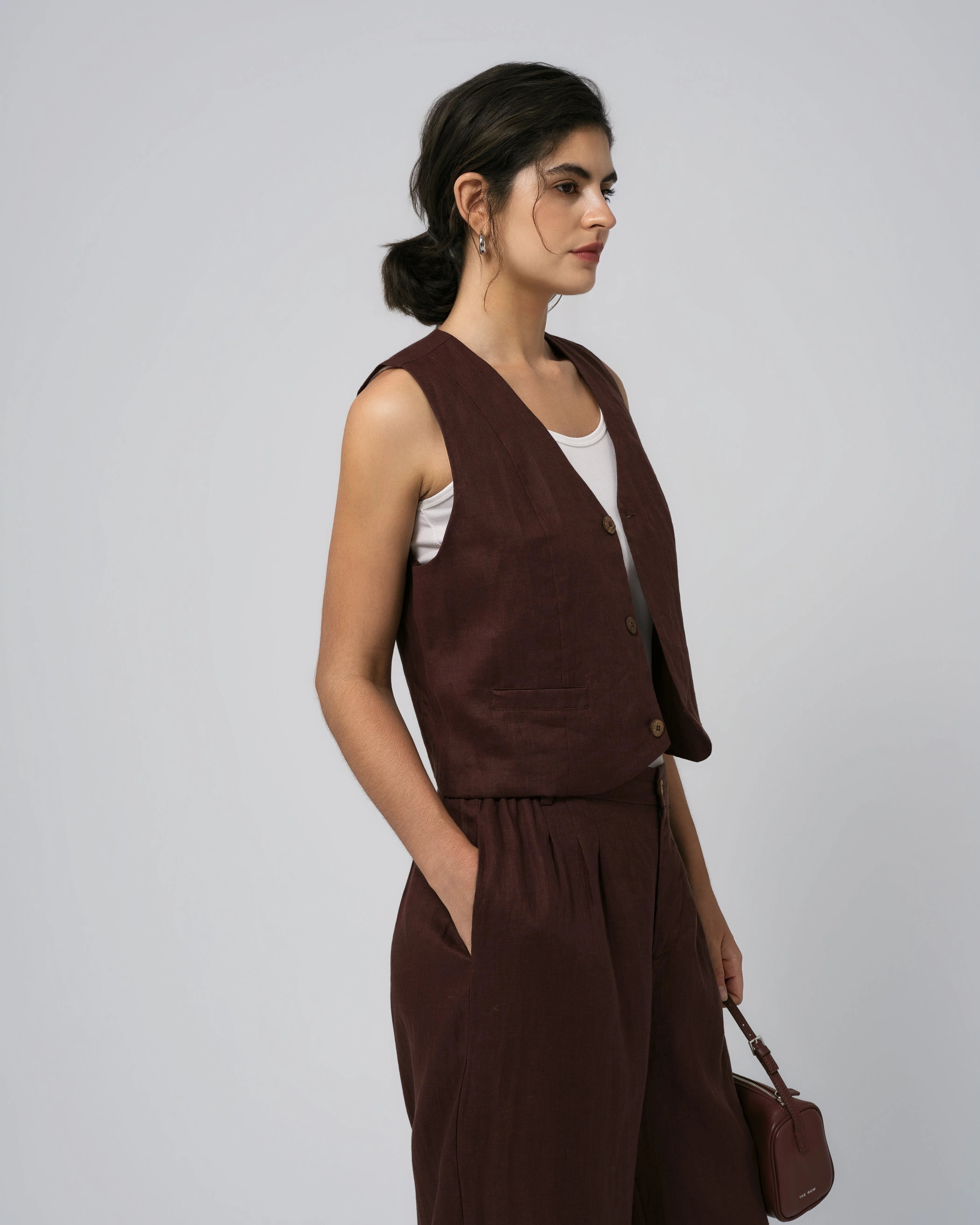 Juana Hemp Tailored Vest - Image 6