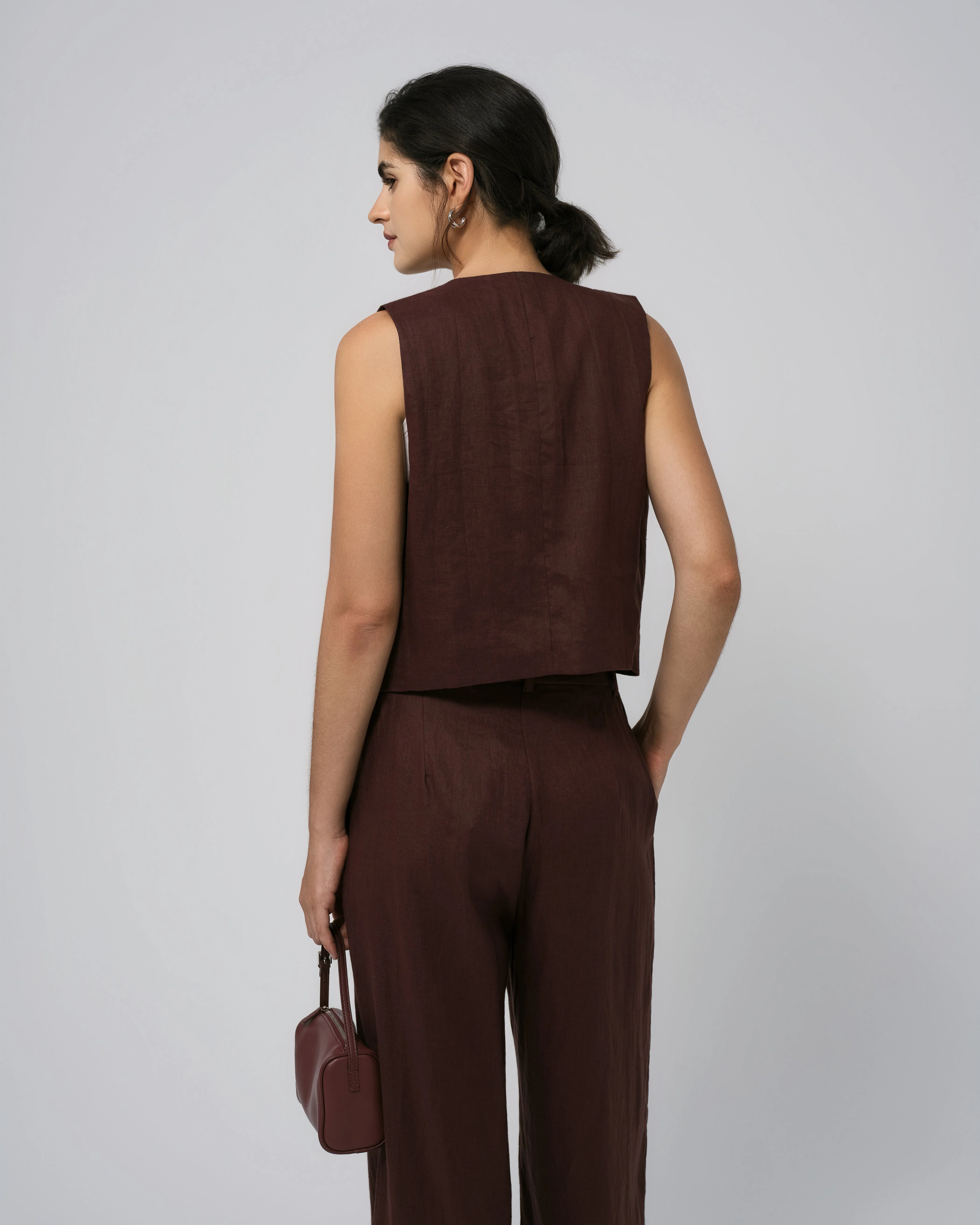 Juana Hemp Tailored Vest - Image 7