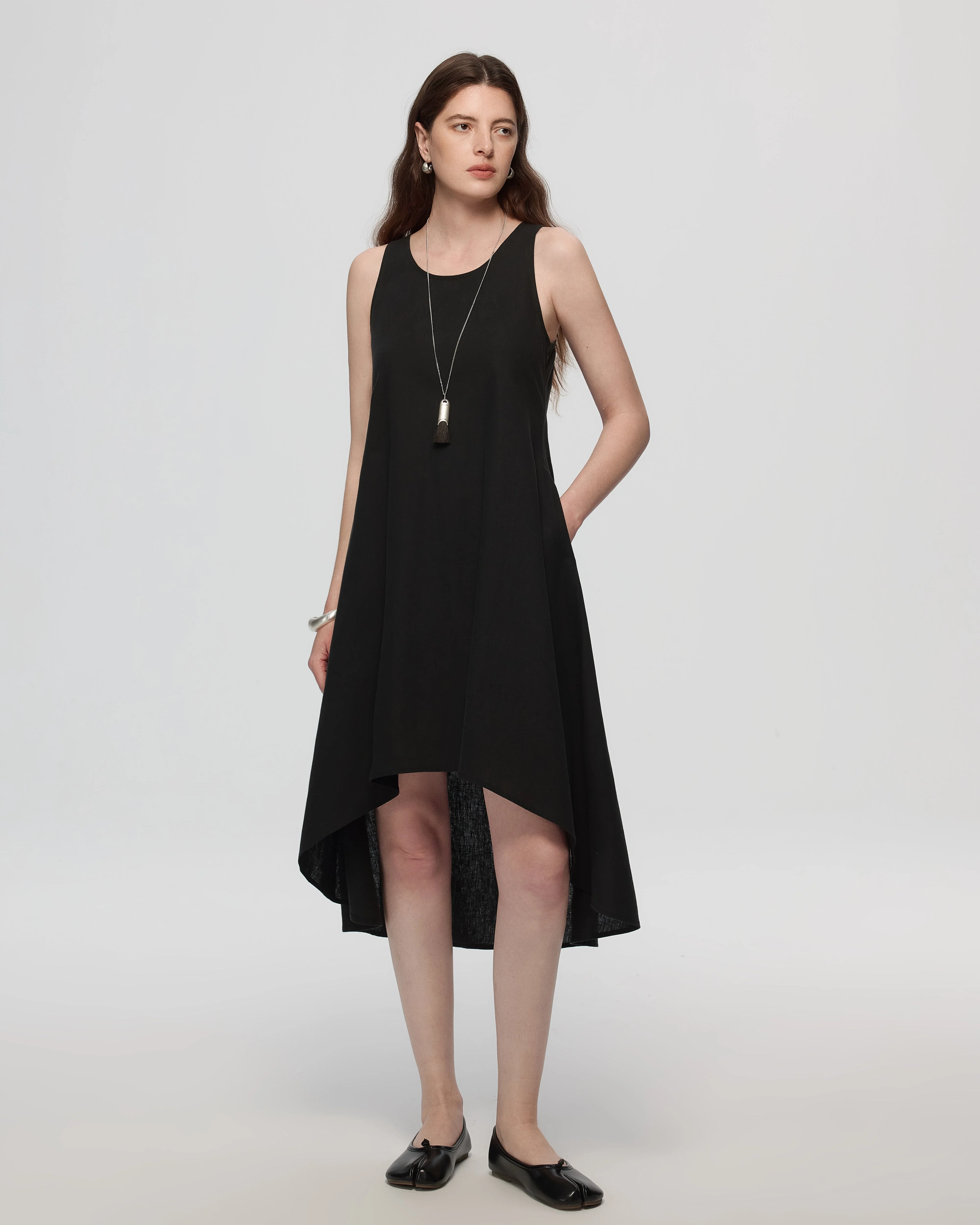 Juana Hemp High Low Dress - Image 3