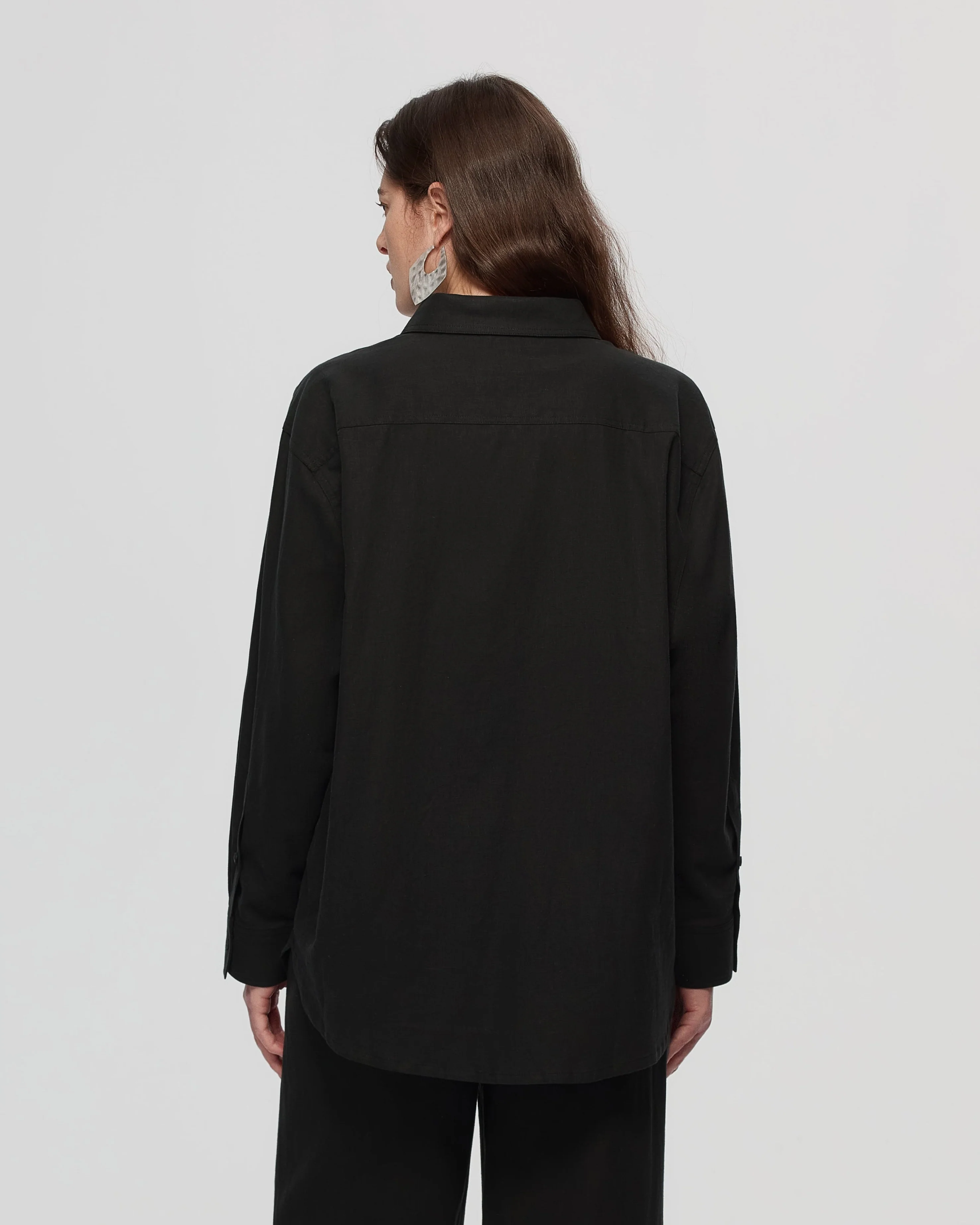 Lyricist Natural Oversized Shirt - Image 5