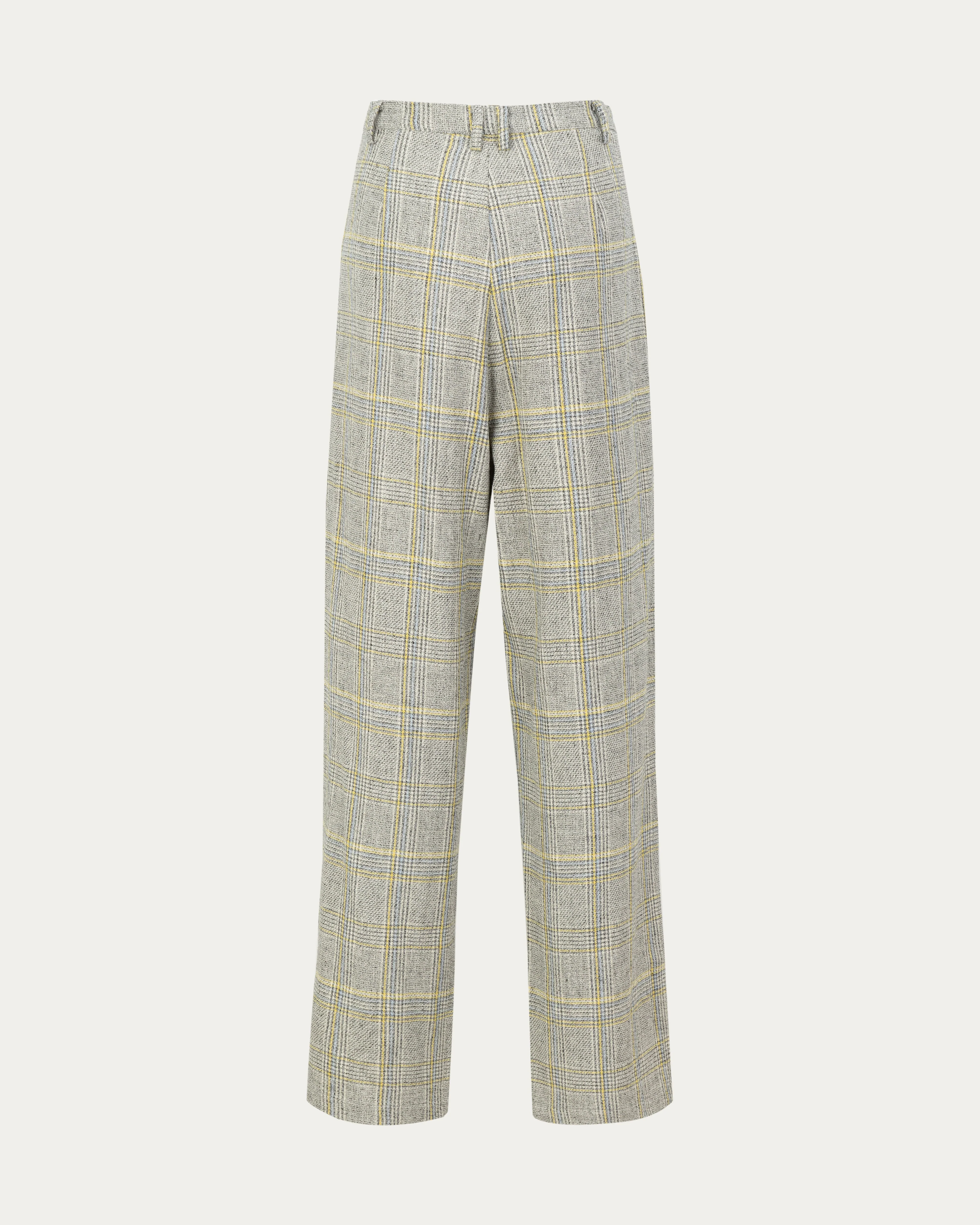 Plaid Theory High Rise Trousers - Image 6